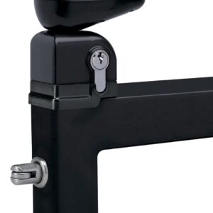 Serrure de piscine TWIST 40 mm noir LOCINOX P00007884-9005