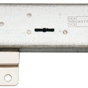 Serrure de rideau métallique 3 points de fermeture central à double panneton zingué MOTTURA 45853