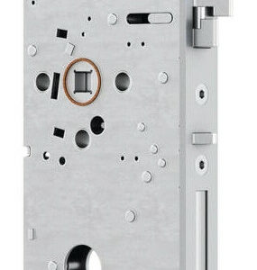 Serrure électromécanique EML à émission droite carré 7 mm avec gâche METALUX AU131171D9