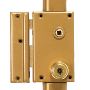 Serrure en applique 3 points 70 vertical fouillot A2P* cylindre de 47,5 mm à 7 ailettes gauche POLLUX 074710