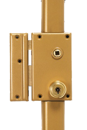 Serrure en applique 3 points 70 vertical fouillot A2P* cylindre de 47,5 mm à 7 ailettes gauche POLLUX 074710