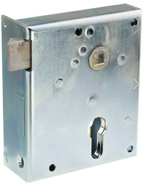 Serrure en applique cylindre 100 mm droite tirant BEVER 85PZWRE
