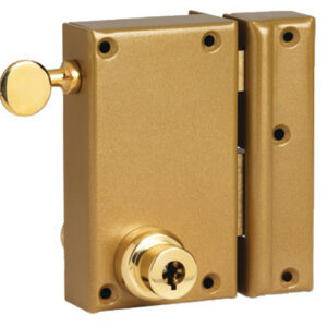 Serrure en applique vertical tirage cylindre de 45 mm 5 ailettes droite POLLUX 211510