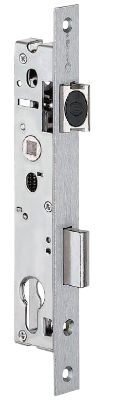 Serrure monopoint à larder pour profil étroit pêne dormant demi-tour 39 mm STREMLER 2260.39.0
