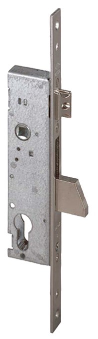 Serrure monopoint à larder profil étroit à pêne basculant et demi-tour axe 35 mm CISA CIS4621535