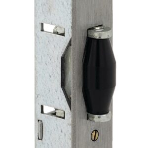 Serrure monopoint à larder profil étroit rouleau seul Série 23 largeur 21 mm METALUX F123210000