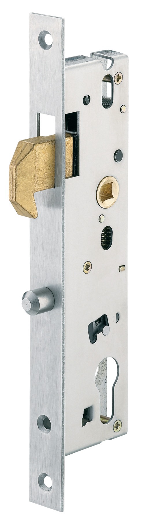 Serrure monopoint à larder Série 2565 pêne à mentonnet coffre 36 mm STREMLER 2565.36.0