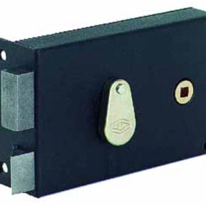 Serrure monopoint en applique 4G horizontale à fouillot C40 gauche JPM 114000-01-2A