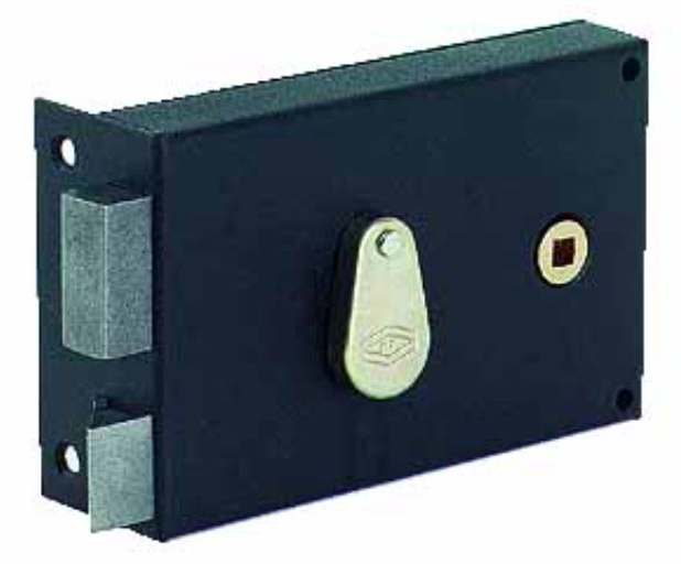 Serrure monopoint en applique 4G horizontale à fouillot C40 gauche JPM 114000-01-2A