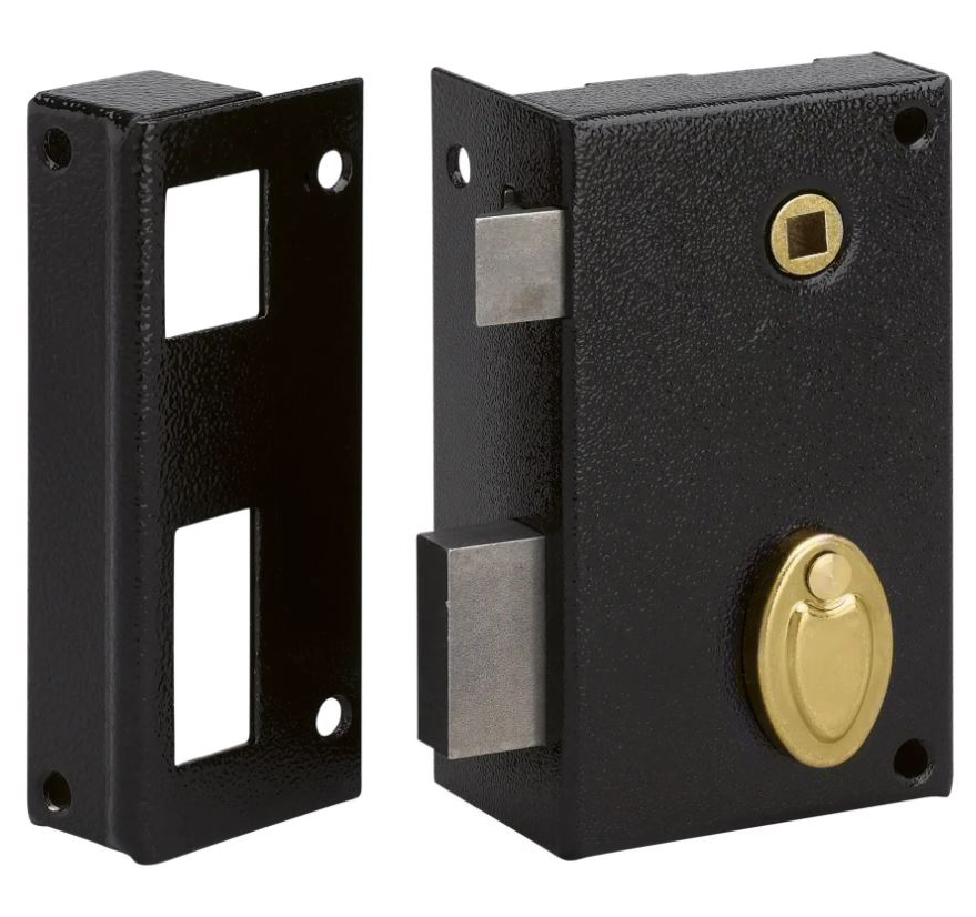 Serrure monopoint en applique 6 gorges verticale à fouillot 805 R/70 gauche poussant METALUX FD805R4020