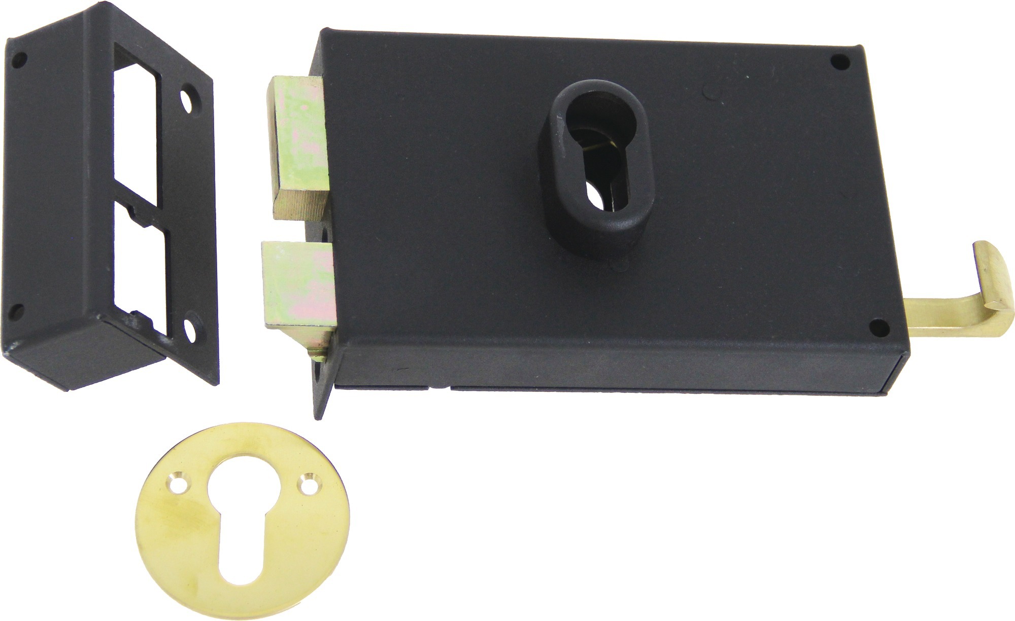 Serrure monopoint en applique à profilé européen horizontale tirage gauche JPM 124500-01-2Y