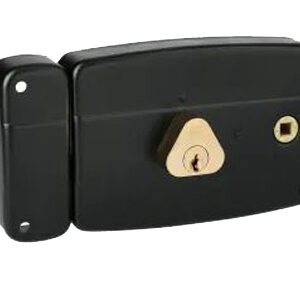 Serrure monopoint en applique ERCY 5 goupilles 5G horizontal fouillot gauche cylindre de 45 mm HERACLES C5-501712-2