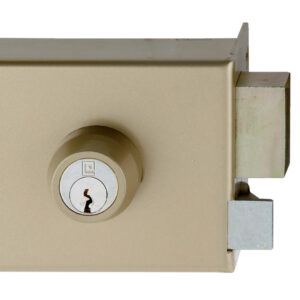 Serrure monopoint en applique MX4500 5 goupilles 5G horizontale fouillot C45 droite HERACLES MX-4554-5G-1