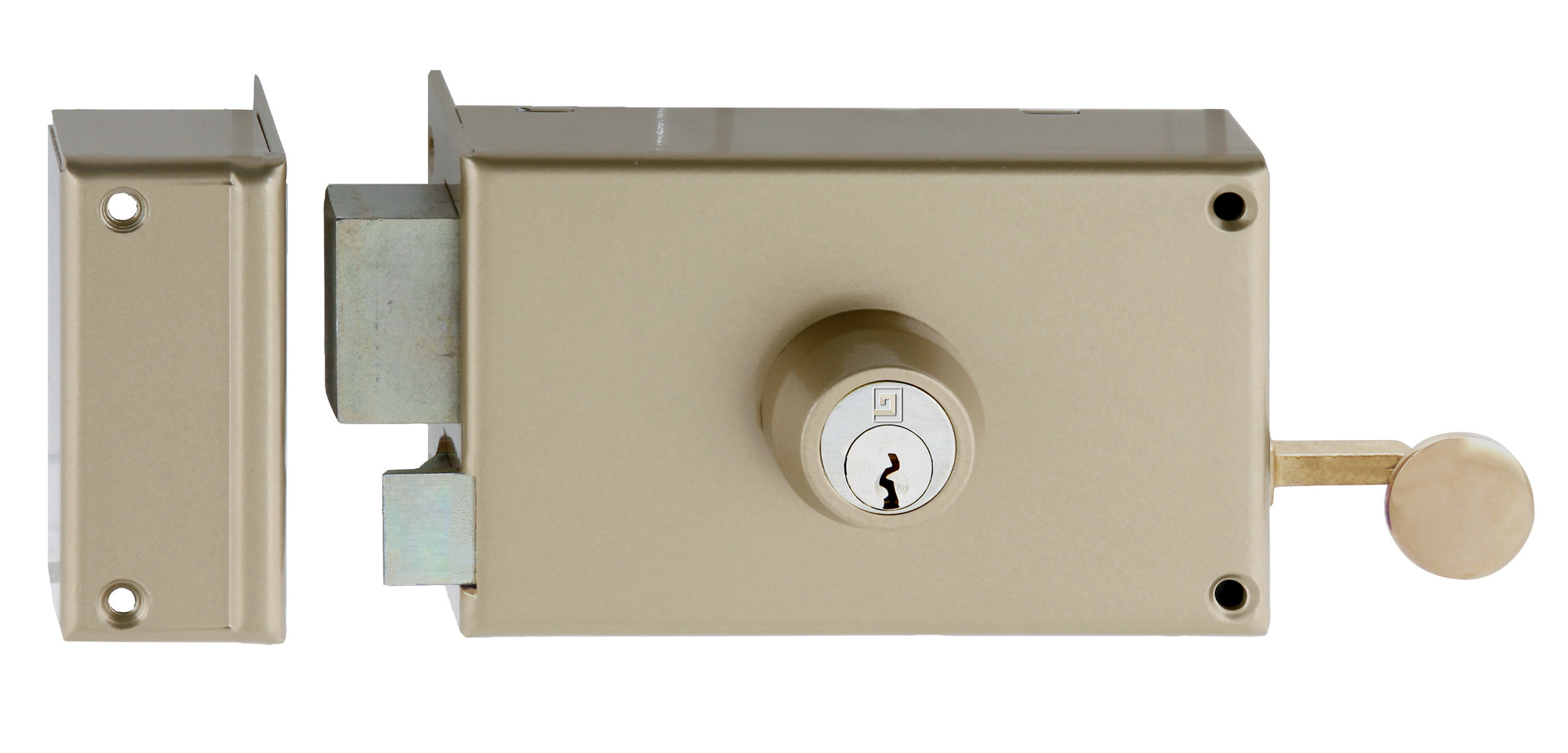 Serrure monopoint en applique MX4500 5 goupilles 5G horizontale tirage C45 gauche HERACLES MX-4553-5G-2