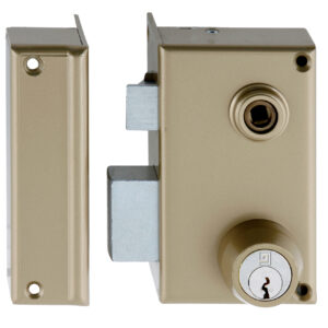 Serrure monopoint en applique MX4500 5 goupilles 5G verticale fouillot C45 gauche HERACLES MX-4551-5G-2