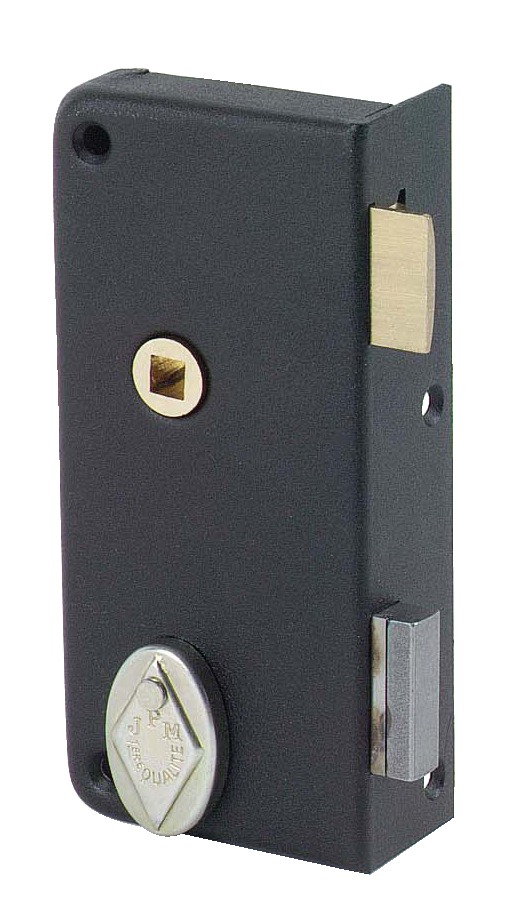 Serrure monopoint en applique pêne dormant 1/2 tour 2 clés droite JPM 446000-02-1Y