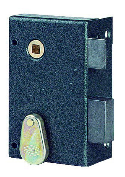 Serrure monopoint en applique pêne dormant demi-tour clé à chiffres vertical à fouillot droite JPM 147000-02-1Y
