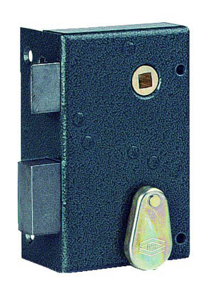 Serrure monopoint en applique pêne dormant demi-tour clé à chiffres vertical à fouillot gauche JPM 147000-02-2Y