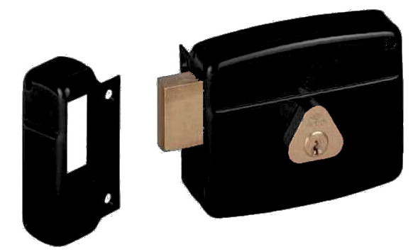 Serrure monopoint pêne dormant horizontale axe 70 mm cylindre 45 mm gauche CISA 3005028000