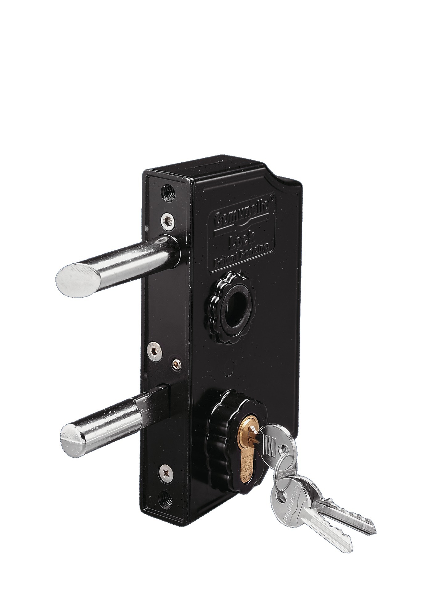 Serrure pour portillon battant à pênes ronds 60 mm COMUNELLO 73-60