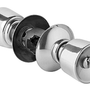 Serrure tubulaire à poussoir simple axe 80 mm inox standard VACHETTE V6524X2SJ
