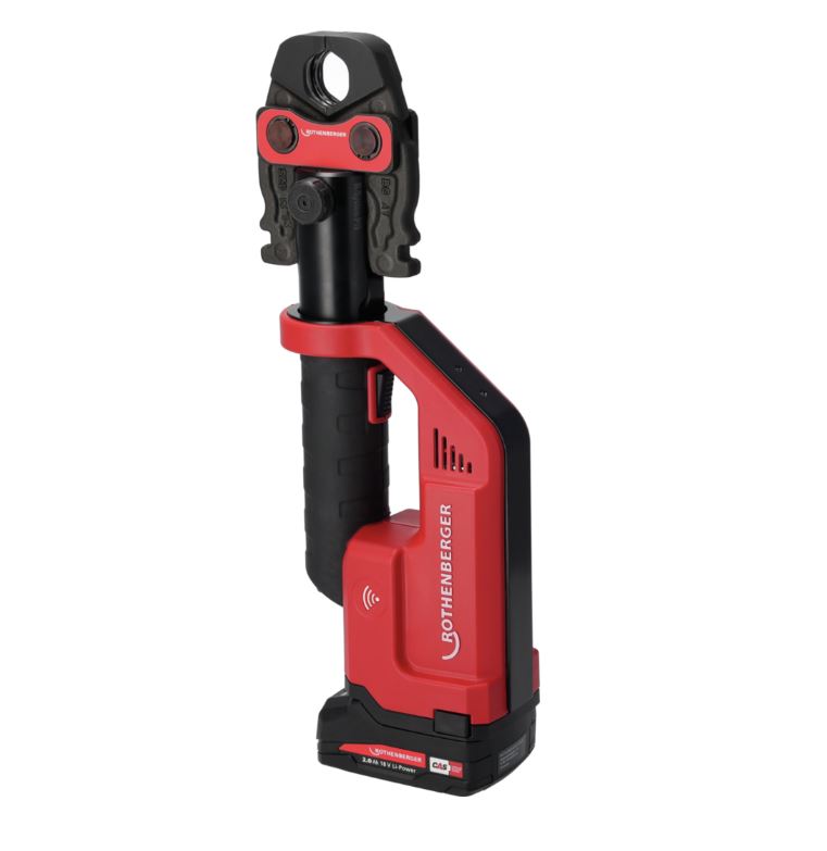 Sertisseuse 18 V ROMAX COMPACT III + batteries 2 Ah + chargeur + machoires TH 16 - 20 - 26 multicouches ROTHENBERGER 1000004279