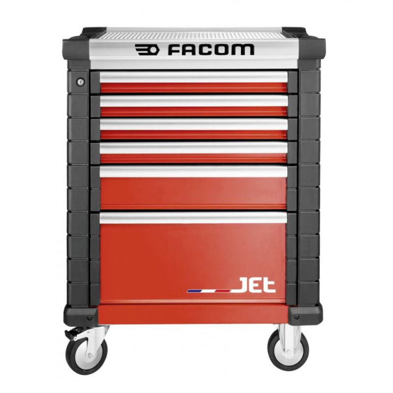 Servante d'atelier vide FACOM JET.6M3A - 6 tiroirs - rouge