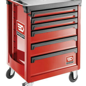 Servante ROLL 6 tiroirs - 3 modules par tiroir rouge FACOM ROLL.6MA3PF