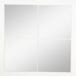 Set de 4 miroirs carrés 30x30cm