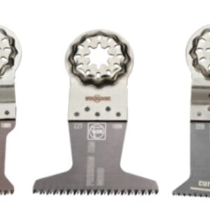 Set de lames de scie STARLOCK E-Cut spécial bois 3 pièces 35 à 65 mm FEIN 35222967080