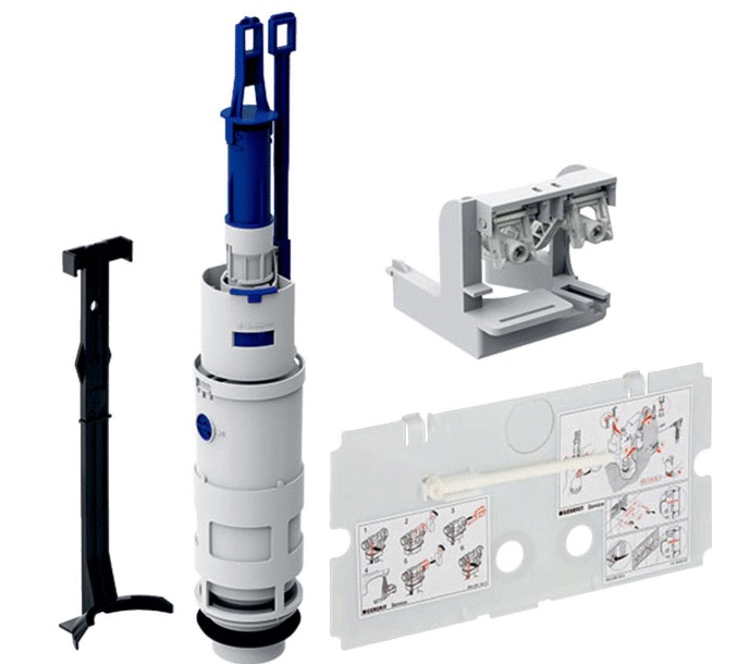 Set de transformation de simple en double touche GEBERIT 240.515.00.1
