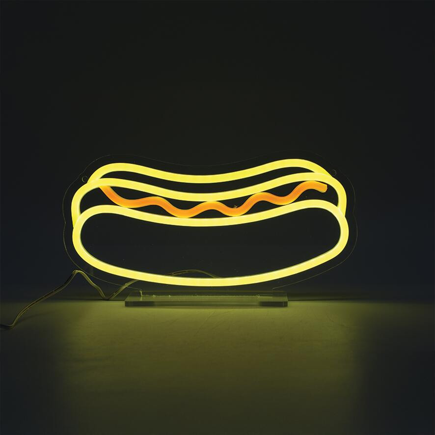 Lampe/applique neon led hot dog pvc usb + interrupteur seynave