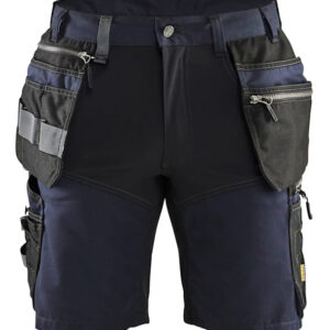 Short artisan stretch poches flottantes marine foncé/noir T58 BLÅKLÄDER 159818608699C64