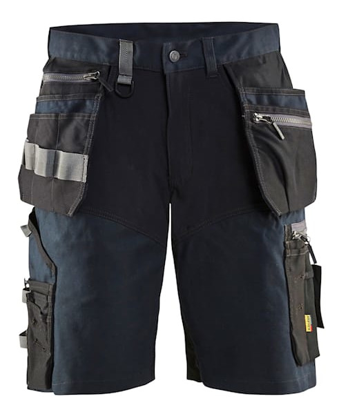 Short artisan stretch poches flottantes marine foncé/noir taille 42 BLÅKLÄDER 159813438699C48