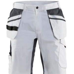 Short peintre + stretch avec poches flottantes blanc gris foncé T40 BLÅKLÄDER 109913301098C46