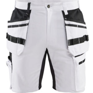 Short Peintre Stretch avec poches flottantes blanc/noir T46C BLÅKLÄDER 191110001099D100