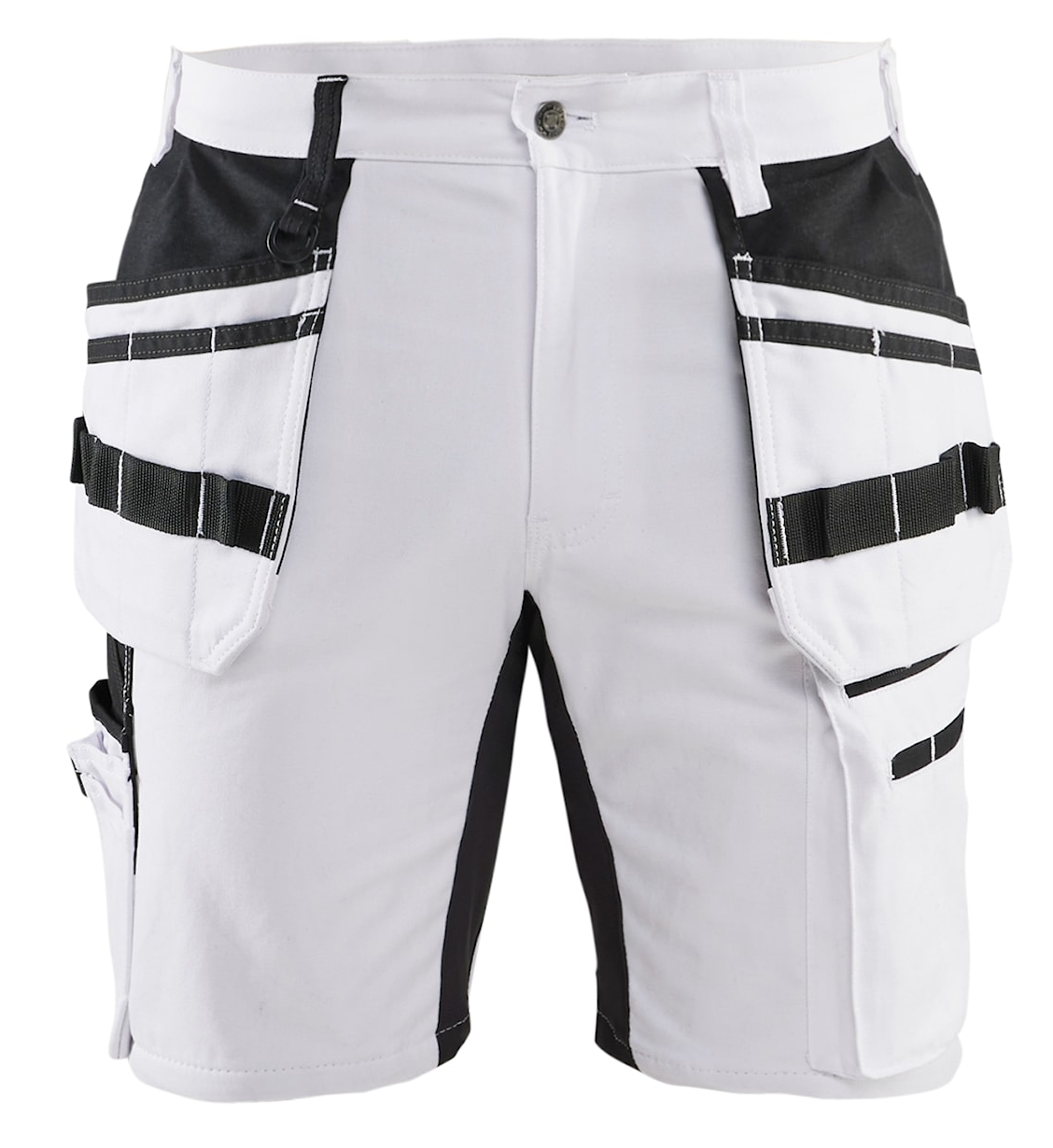 Short Peintre Stretch avec poches flottantes blanc/noir T46C BLÅKLÄDER 191110001099D100