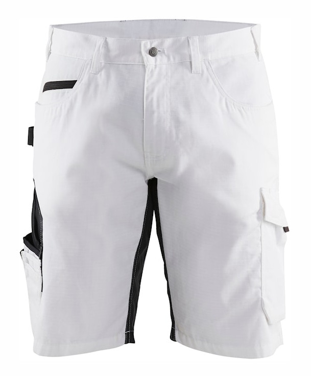Short peintre stretch blanc/gris foncé T40 BLÅKLÄDER 109413301098C46