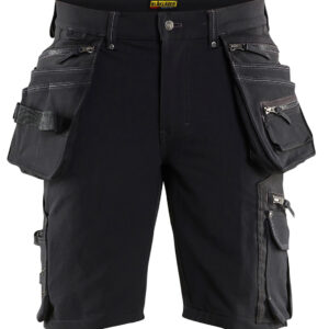 Short X1900 stretch 4D avec poches flottantes noir T52 BLÅKLÄDER 198816449900C58
