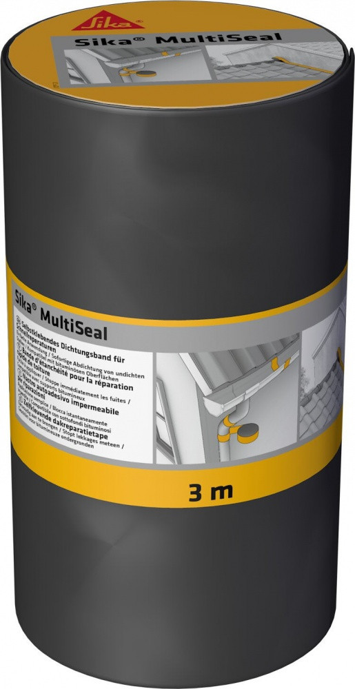 Bande Adhésive D'Étanchéité Sika Multiseal L.3 X L.0.2 M 1152 G/M²