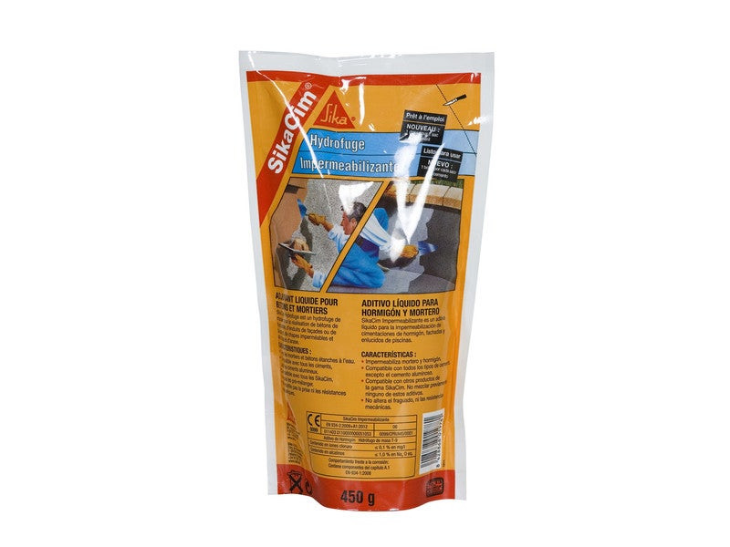 Hydrofuge Pour Mortier Sikacim 0.5 L Blanc