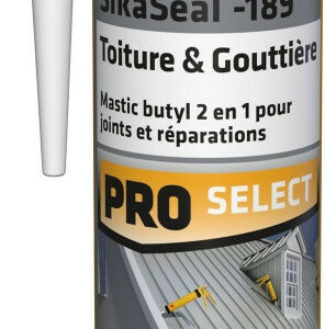 Mastic colle couverture SIKASEAL 189 gris SIKA 310 ml