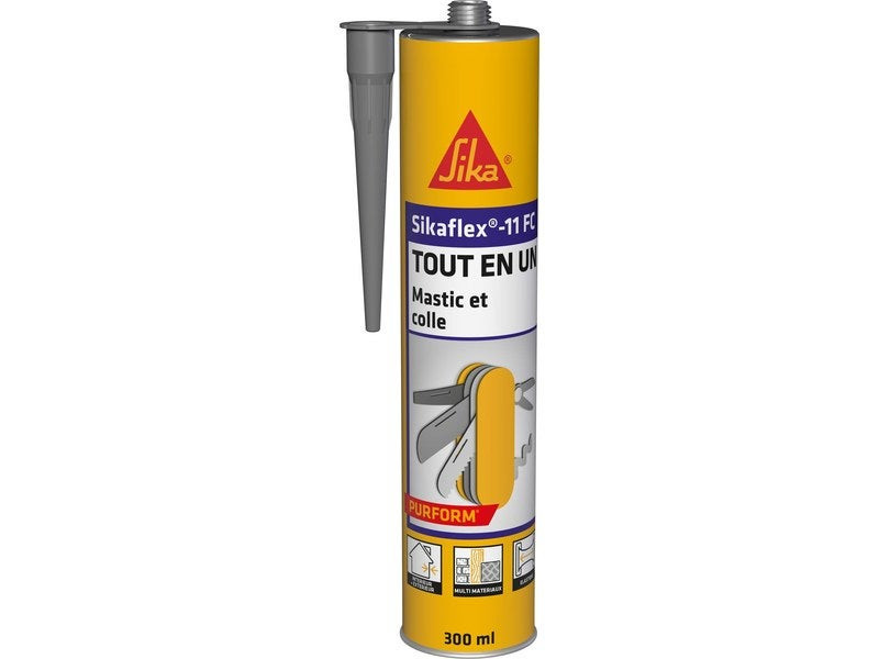 Mastic Colle Sika 11Fc Gris - 300ml