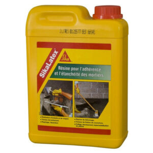 Résine D'Adhérence Concentrée Pour Mortier Sika Sikalatex 2 L Blanc