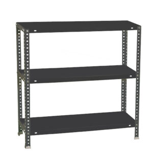 Étagère métallique avec vis - 3 niveaux - 100 kg par étagère - 900x800x500 mm