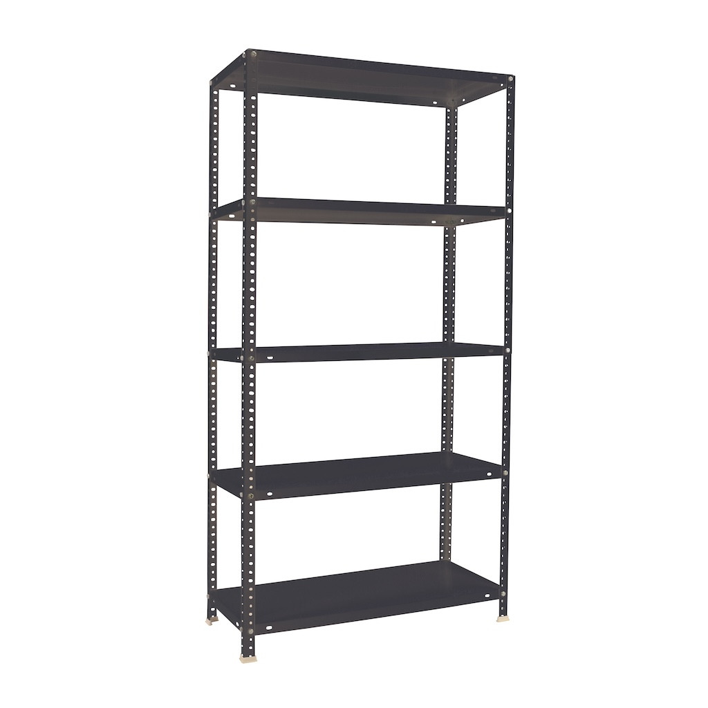 Étagère métallique avec vis - 5 niveaux - 100 kg par étagère - 2000x1000x500 mm