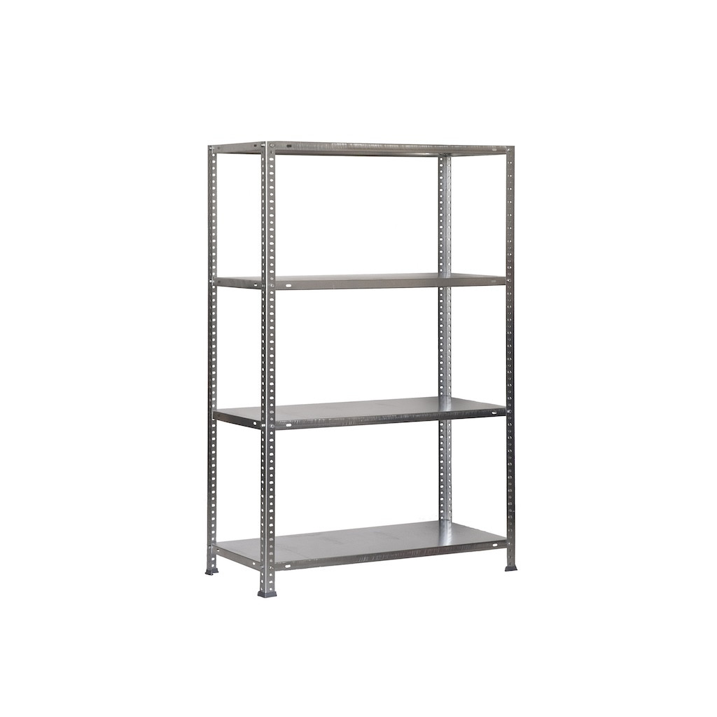 Étagère métallique avec vis - ADVANTAGE 4 galvanisé - 4 niveaux - 75 kg par étagère - 1500x900x300 mm