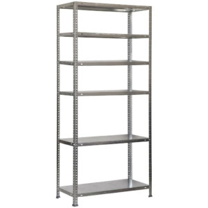 Étagère métallique avec vis - ADVANTAGE 6 300 galvanisé - 6 niveaux - 75 kg par étagère - 2000x900x300 mm
