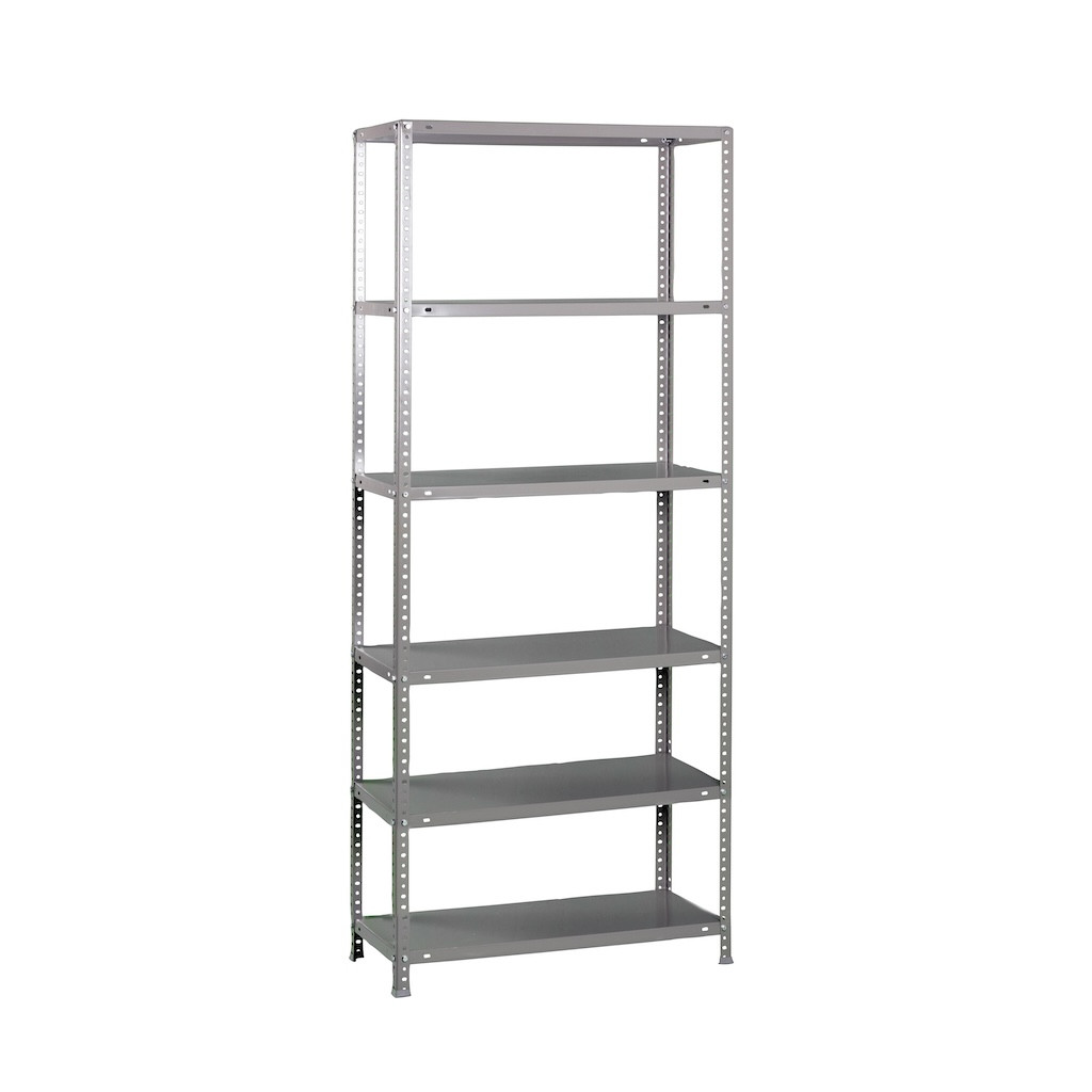 Étagère métallique avec vis - ADVANTAGE SUPERPLUS 6 400 galvanisé - 6 niveaux - 75 kg par étagère - 2000x1100x400 mm