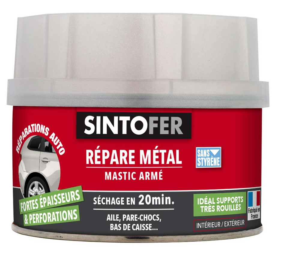 Sintofer mastic répare métal armé 170 ml SINTO 139900